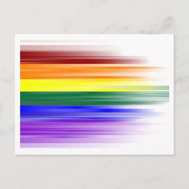 Rainbow Flag Postkarte (Vorderseite)