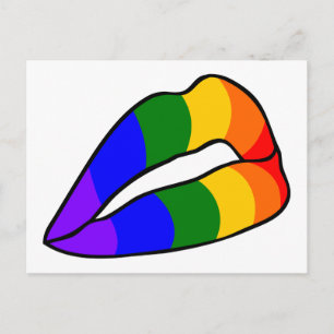 RAINBOW FLAG POSTKARTE