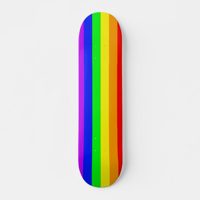 Rainbow Flag Skateboard (Vorne)