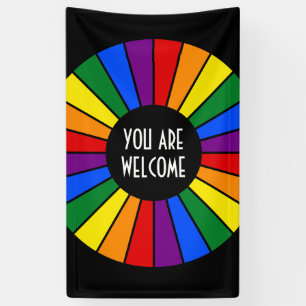 RAINBOW-FLAG-Strahlen-Taste + Ihre Ideen Banner