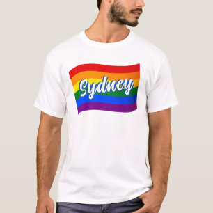 Rainbow Flag Sydney Australien Gay Pride LGBT LGBT T-Shirt