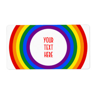 RAINBOW FLAG-TASTE + Ihr Zeichen oder Text