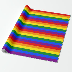 Rainbow Flag Wrapper Geschenkpapier