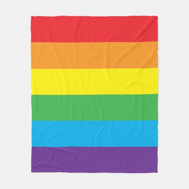 Rainbow Fleece Blanket (Vorderseite)