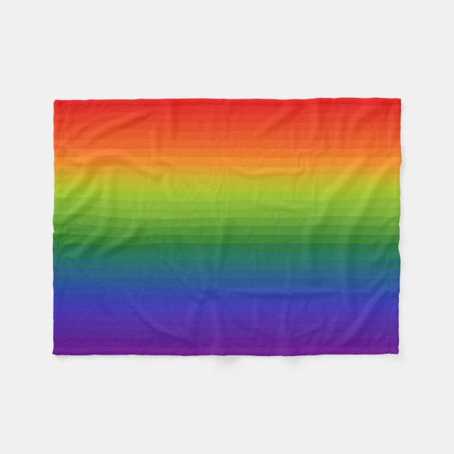 Rainbow Fleecedecke (Vorderseite (Horizontal))