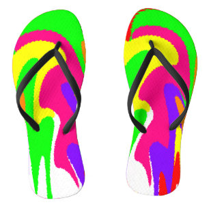 ‚Rainbow Floral‘ Flip Flops