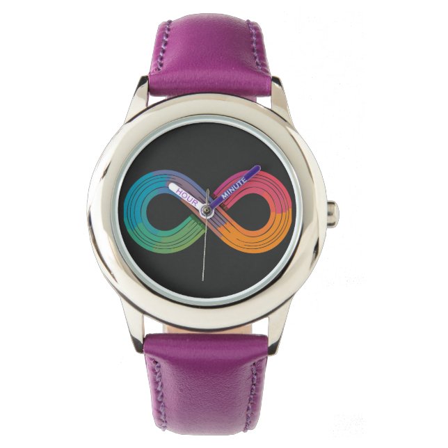 Rainbow Flow Armbanduhr (Vorderseite)