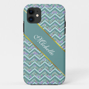 Rainbow Foil ZigZag Muster Case-Mate iPhone Hülle