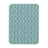 Rainbow Foil ZigZag Muster