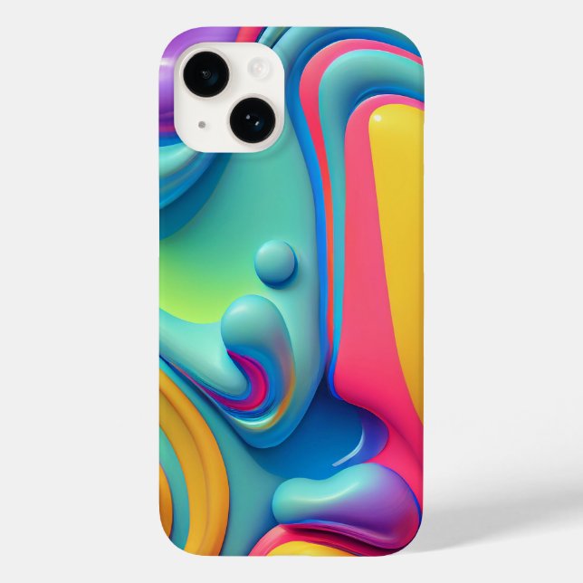 Rainbow-Formen aus Kunststoffen Case-Mate iPhone Hülle (Rückseite)