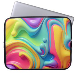 Rainbow-Formen aus Kunststoffen Laptopschutzhülle