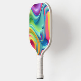 Rainbow-Formen aus Kunststoffen Pickleball Schläger