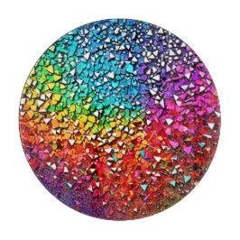 Rainbow Fragment Mosaik Schneidebrett