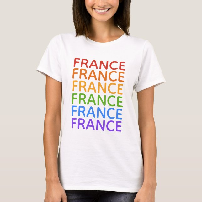 Rainbow FRANCE Shirts & Jacken (Vorderseite)