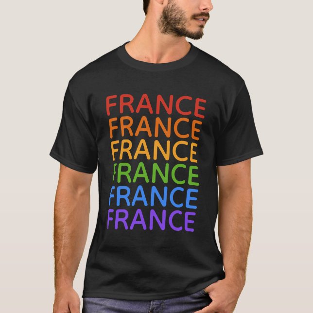 Rainbow FRANCE Shirts & Jacken (Vorderseite)