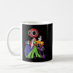 Rainbow Friends Blue Red Orange Green Kaffeetasse
