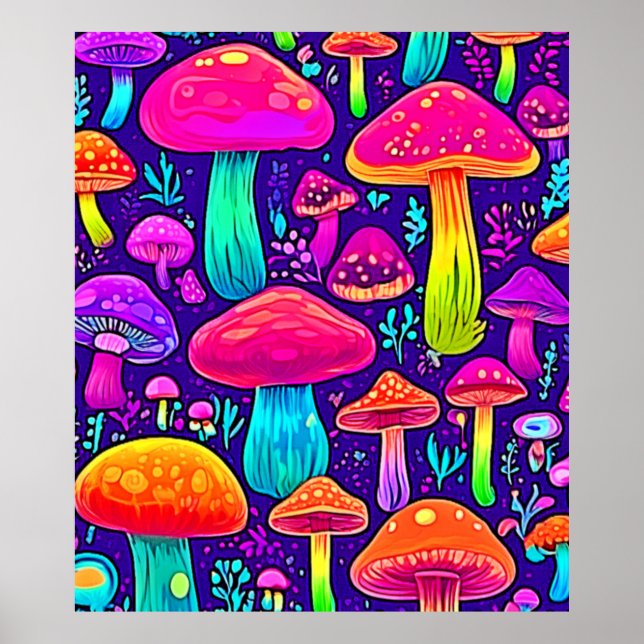 Rainbow Fungus: Cartoon Dream Poster (Vorne)