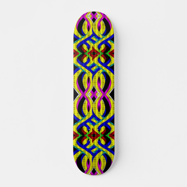 Rainbow Fusion (Skateboard Deck) Skateboard (Vorne)