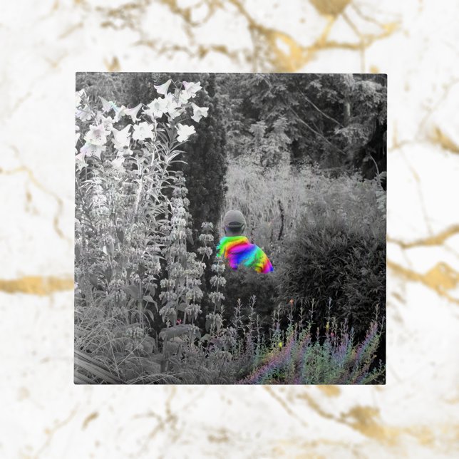 Rainbow Garden Besucher Dekorative Tile Fliese (Von Creator hochgeladen)