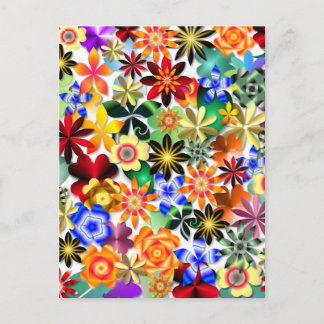 Rainbow Garden Postkarte