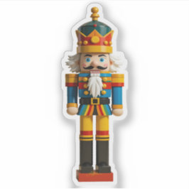 Rainbow Gay Pride Christmas Nutcracker Toy Aufkleber