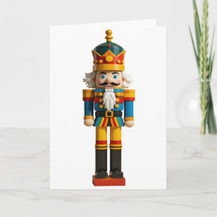 Rainbow Gay Pride Christmas Nutcracker Toy Karte