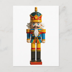 Rainbow Gay Pride Christmas Nutcracker Toy Postkarte