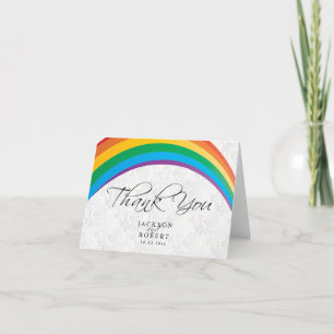 Rainbow Gay - Vielen Dank Dankeskarte