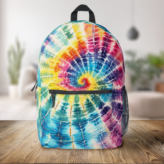 Rainbow-Gefärbte Krawatte Bedruckter Rucksack (Von Creator hochgeladen)