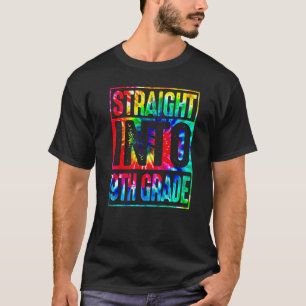 Rainbow-Gefärbte Krawatte direkt in die 9. Klasse T-Shirt