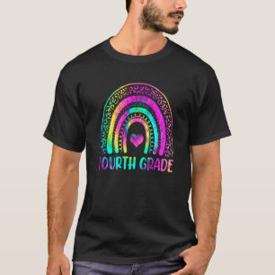 Rainbow-Gefärbte Krawatte-Dozent 4. Grad T-Shirt