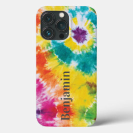 Rainbow Gefärbte Krawatte Individuelle Name Modern Case-Mate iPhone Hülle