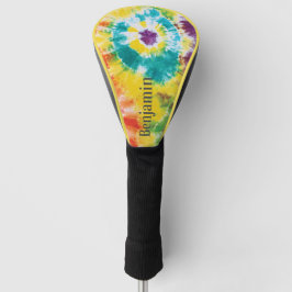 Rainbow Gefärbte Krawatte Individuelle Name Modern Golf Headcover