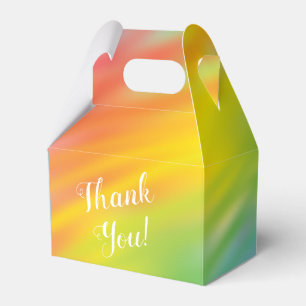 Rainbow Gefärbte Krawatte Kinderdusche Geschenkschachtel