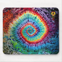 Rainbow Gefärbte Krawatte Mouse Pad