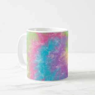 Rainbow Gefärbte Krawatte Swirl Kaffeetasse
