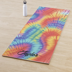 Rainbow Gefärbte Krawatte Yoga Mat mit individuell Yogamatte