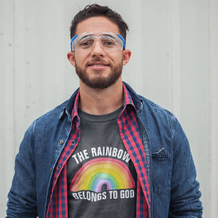 RAINBOW GEHÖRT GOTT CHRISTLICHEN T - Shirt