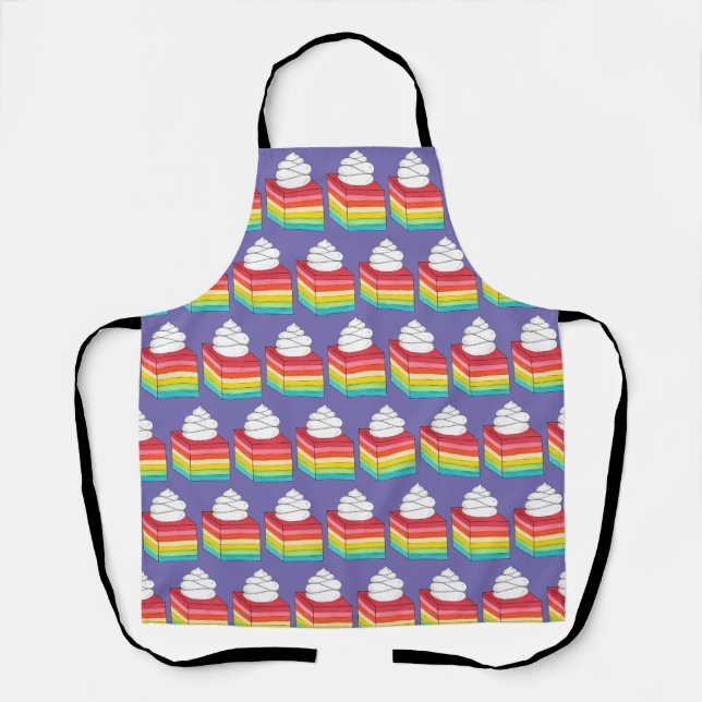 Rainbow Gelatine Salad Dessert Schürze (Vorderseite)