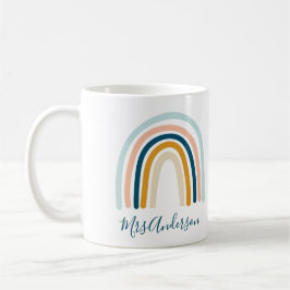 Rainbow-Gelb personalisiertes Mug-süßes Geschenk Kaffeetasse