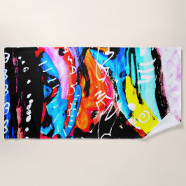 Rainbow gemischt strandtuch