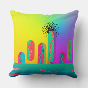 Rainbow Geo Spektakuläre Printwerbung Kissen