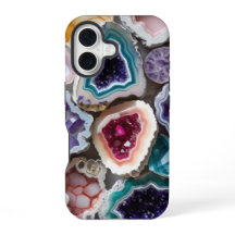 Rainbow Geode Crystal Layers - Vibrant Gemstone