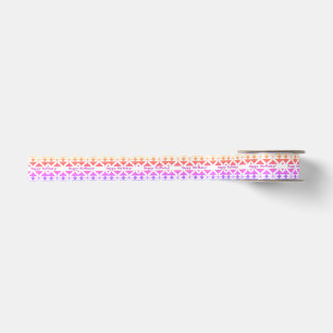 Rainbow Geometrics Satinband