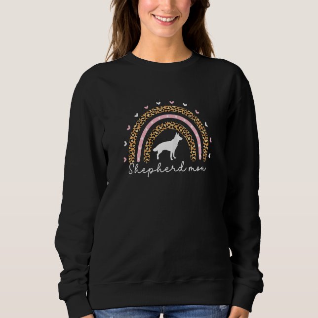 Rainbow German Shepherd Mom For Women Shepherd GSP Sweatshirt (Vorderseite)