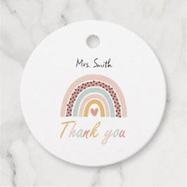 Rainbow Gift Tag Geschenkanhänger