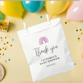 Rainbow Girl Baby Dusche Geschenktütchen
