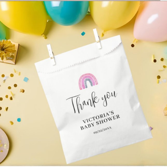 Rainbow Girl Baby Dusche Geschenktütchen (Von Creator hochgeladen)