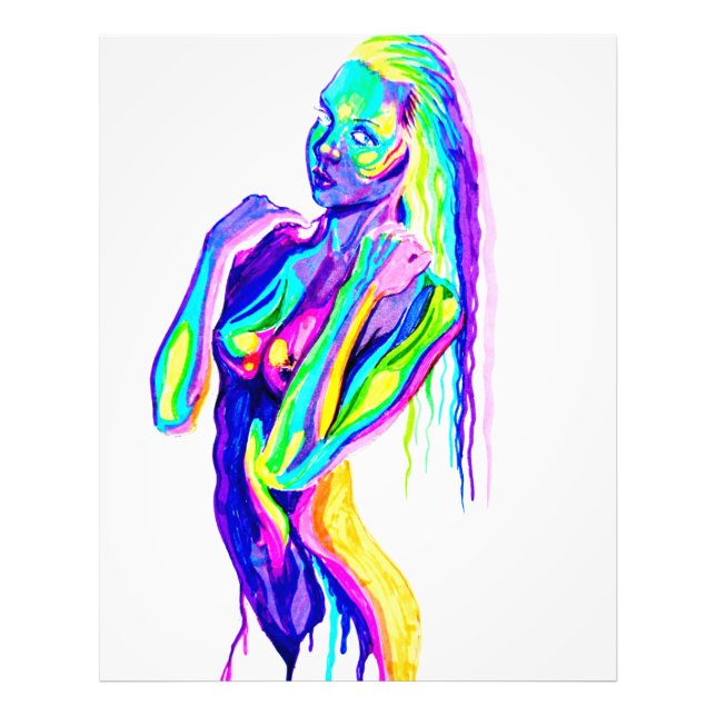 Rainbow girl fotodruck (Vorne)