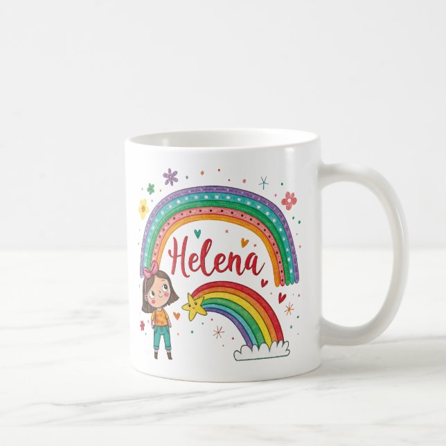 Rainbow Girl Helena 1 Kaffeetasse (Rechts)